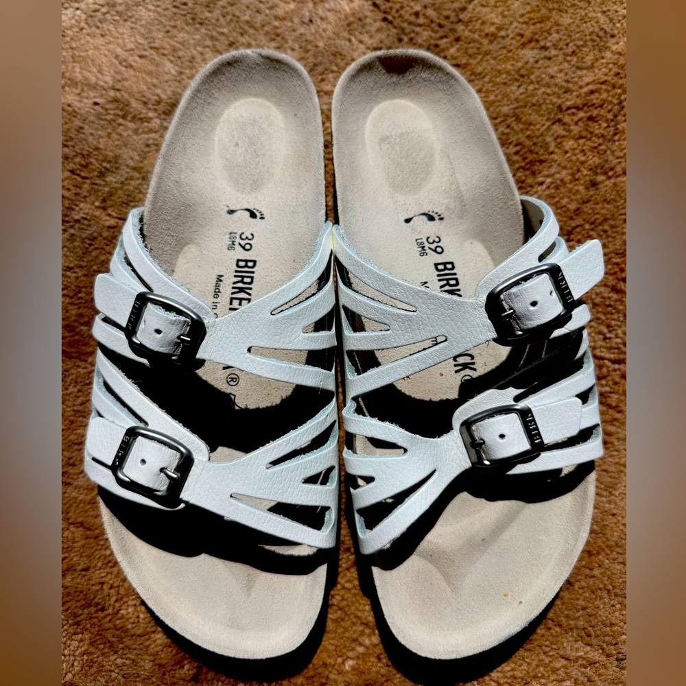 Birkenstock White Sandals